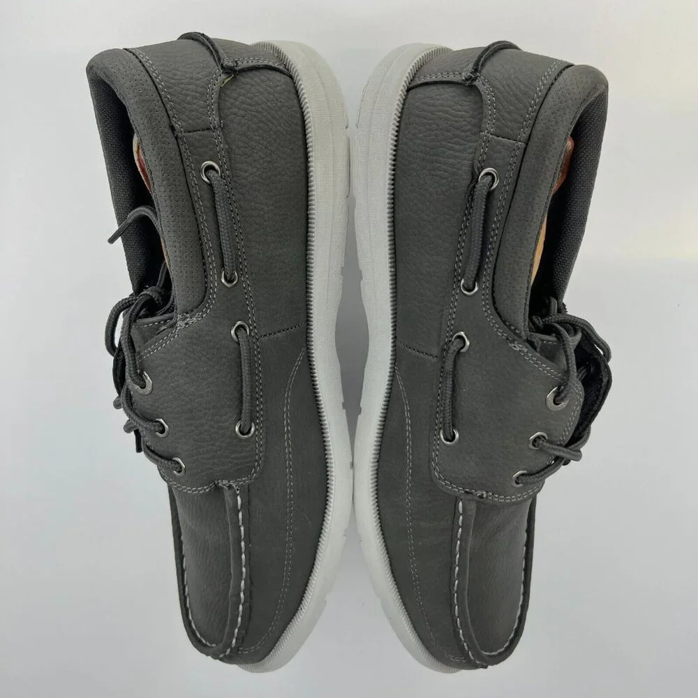 G.H. Bass & Co. Mens 71355310G1 Gray Inshore Synthetic Size 10.5 Boat Shoes